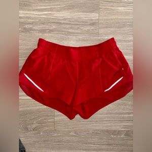 Lululemon hotty hot low rise short size 10